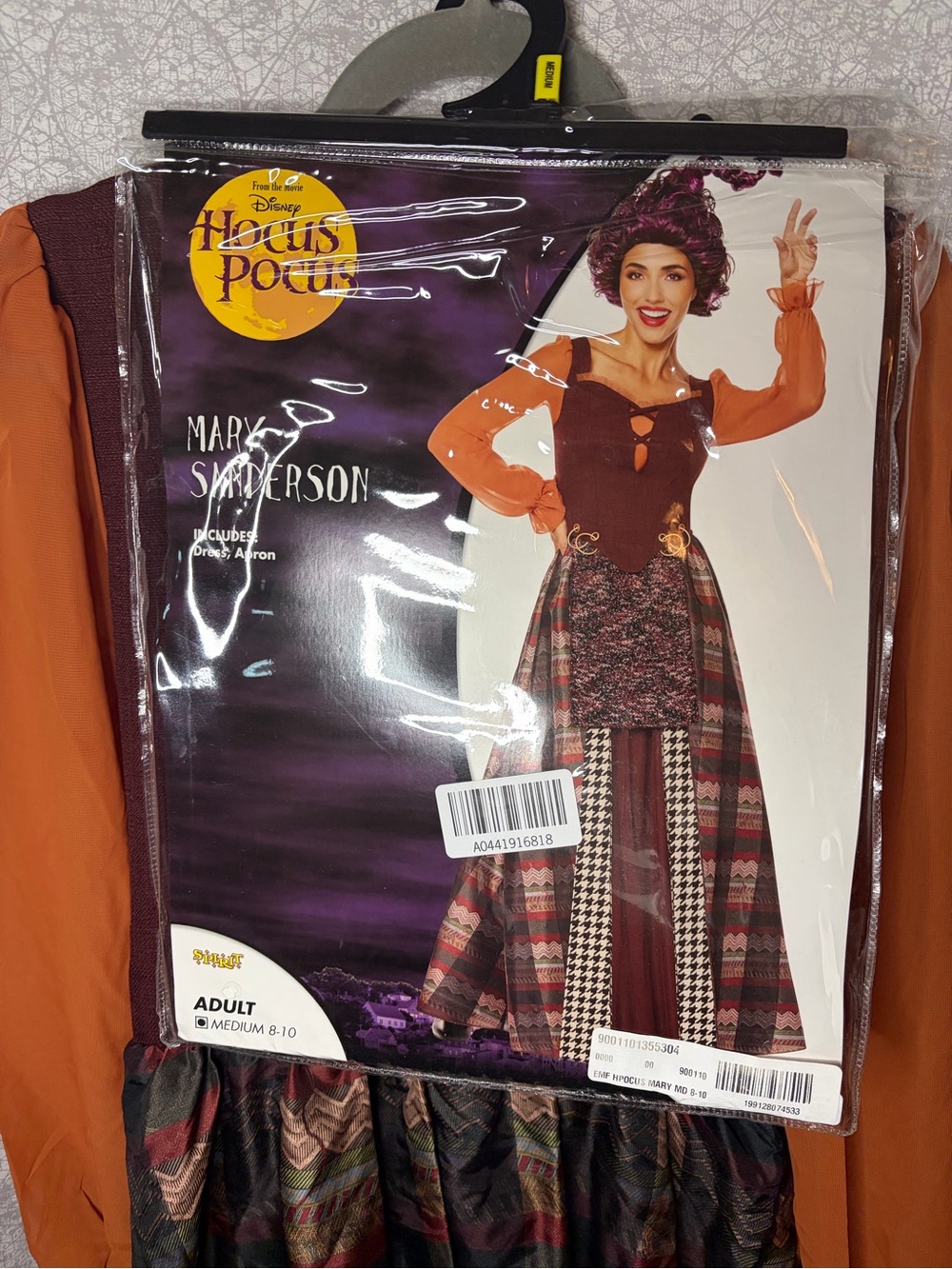 Hocus Pocus Costume Size Med